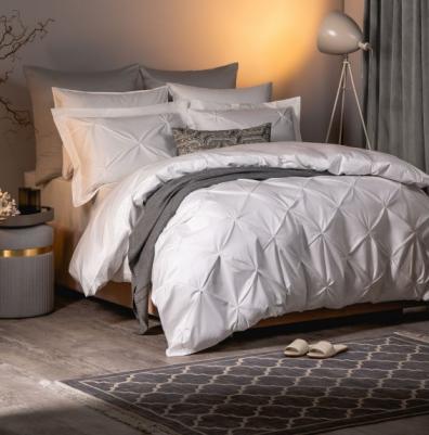 Комплект постельного белья Маддалена белый Евро – фото 9