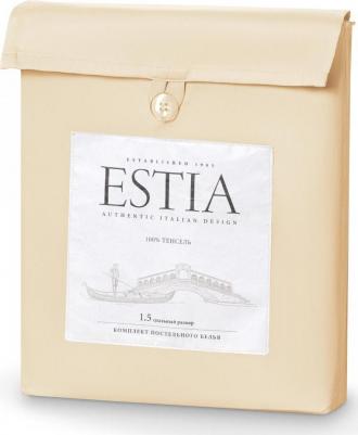 Комплект постельного белья ОРНЕЛЛА 2-x спальный тенсель Экрю – фото 2