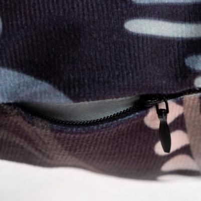 Чехол на подушку с кисточками Флора, 43х43 см, 100% п/э, велюр – фото 5