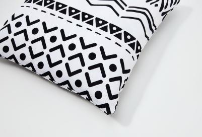 Наволочка декор с кисточками марокко круги 40х40см хлопок – фото 3