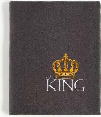 Плед Король 130х150 см, 100% п/э, флис 160 гр/м2 – фото 2