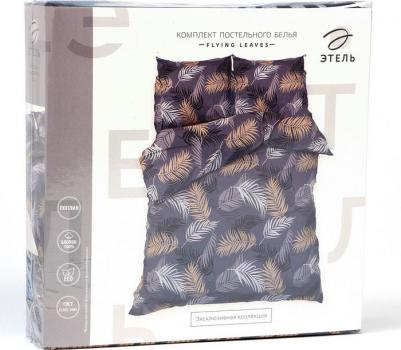 Постельное бельё дуэт Flying leaves 143х215 см - 2 шт, 220х240 см, 70х70 см -2 шт, поплин 4680161031295 – фото 6
