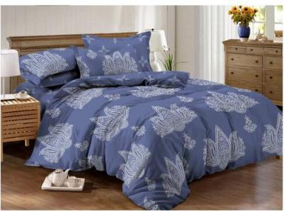 Постельное белье Роял цвет: синий (семейное) – фото 1