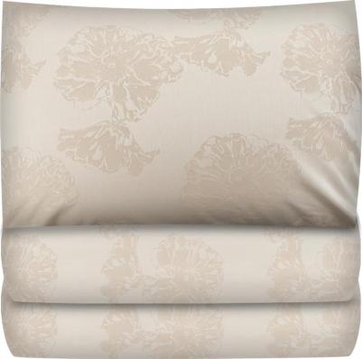 Комплект постельного белья семейный Jacquard, светло-бежевый