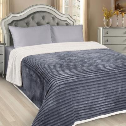 Плед Лондон диз.G-21 160х230см, иск мех, 400 г/м пэ100% – фото 2