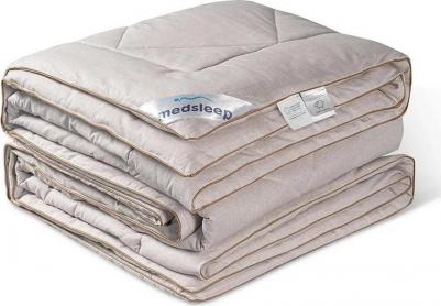 Одеяло двуспальное теплое зимнее овечья шерсть 175х200 см – фото 1