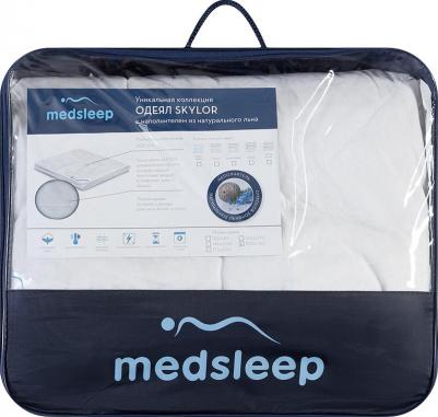 Одеяло двуспальное всесезонное облегченное лен 175х200 см – фото 3