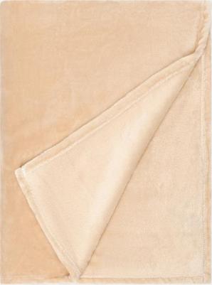 Плед 150х200 велсофт Тезоро латте