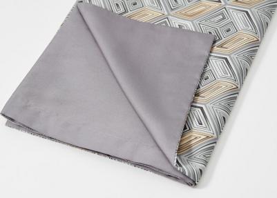 Наволочка 50х70см Геометрия Санкт-Петербурга Дельта Невы в серебристо-сером – фото 1