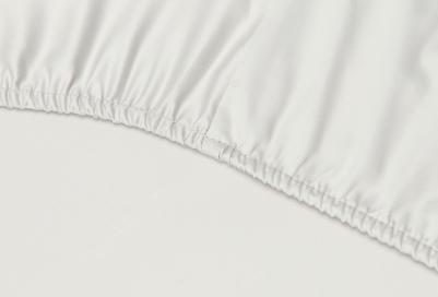 Простыня на резинке 2-спальная Total Look светло-серая 180x200см – фото 1