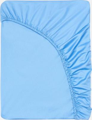 Простыня на резинке 2-спальная Total Look васильково-синяя 180x200см