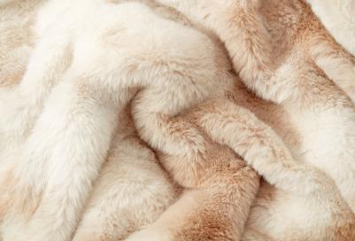 Плед Zolotoy Roy 130х160 см, цвет бежевый белый – фото 6