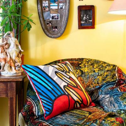 Подушка декоративная Iris двусторонняя на потайной молнии 50х50см – фото 2