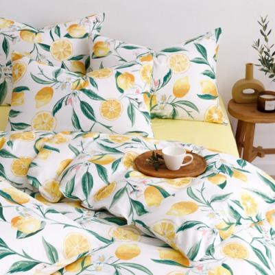 Постельное Белье Лимоны 70680-1+70648-4 Поплин 2 сп. с европрост – фото 15