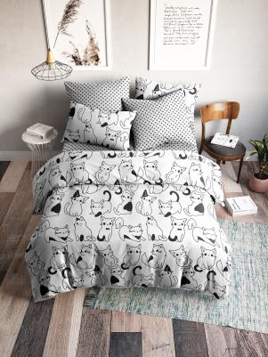 Постельное Белье Саймон 70543-1+70544-1 Бязь евро (70х70) – фото 6