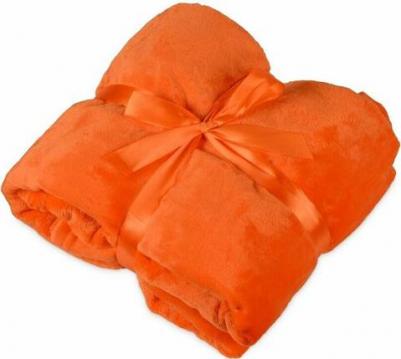 Плед мягкий флисовый "Fancy", бежевый – фото 1