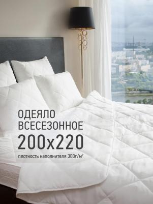 Одеяло Жемчуг всесезонное 200х220 белое СХМ-22-3 – фото 1