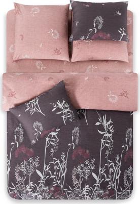 Комплект постельного белья "лерум" Евро, хлопок-сатин 200х210-1/230х250-1/50х70-2, 4 пр – фото 3