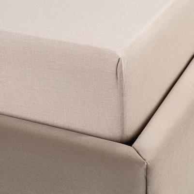 Комплект постельного белья Смоген Двуспальный кинг сайз бежевый – фото 9