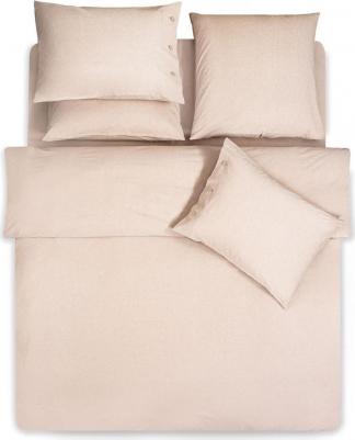 Комплект постельного белья Смоген Двуспальный кинг сайз бежевый – фото 12