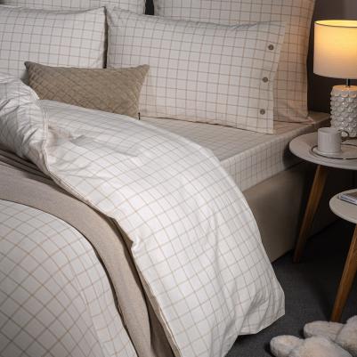 Комплект постельного белья Вальбо белый Двуспальный – фото 3