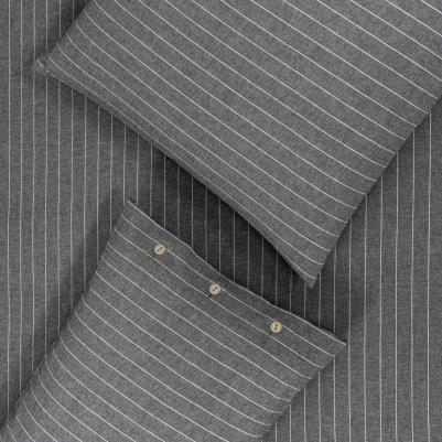 Комплект постельного белья Вальбо серый/белый Семейный – фото 6