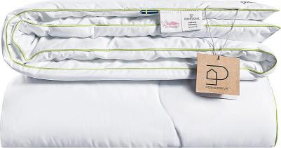 Одеяло 2-спальное Bamboo 172x205 см стеганое с кантом белое 4680415086620 – фото 4