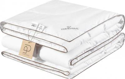 Одеяло 2-спальное Дувед 172x205 см стеганое с кантом белое