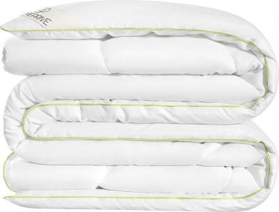 Одеяло евро Bamboo 200x220 см стеганое с кантом белое (1014.00400) – фото 2