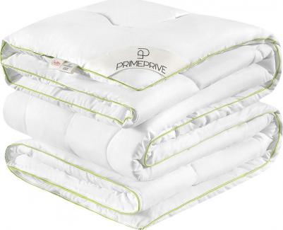 Одеяло евро Bamboo 200x220 см стеганое с кантом белое (1014.00400)