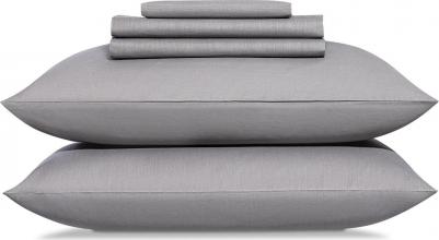 Пододеяльник на молнии Сакаи серый 145х205 см – фото 4