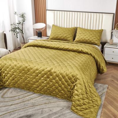 Комплект покрывало и наволочки 240 х 260 см Лея горчица – фото 8