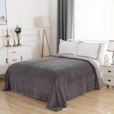 Плед "Элайза", 220х240 см, цвет: серый