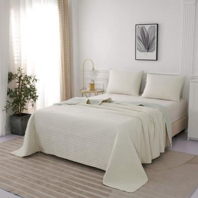 Покрывало Самуэль 230х250 молочный/Пок-СМ5-230х250