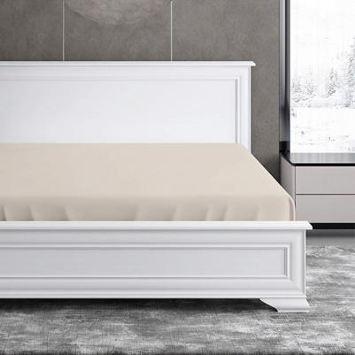 Антибактериальная простыня на резинке Antibacterial Bedsheet, 160х200х25 см. Цвет: "Песчаный берег" – фото 8