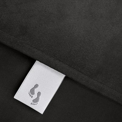 Антибактериальная простыня на резинке Antibacterial Bedsheet, 180х200х30 см. Цвет: "Икра", коллекция Diamond – фото 5