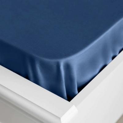 Антибактериальная простыня на резинке Antibacterial Bedsheet, 180х200х30 см. Цвет: "Круиз", коллекция Diamond – фото 3