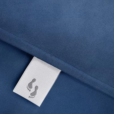 Антибактериальная простыня на резинке Antibacterial Bedsheet, 180х200х30 см. Цвет: "Круиз", коллекция Diamond – фото 5