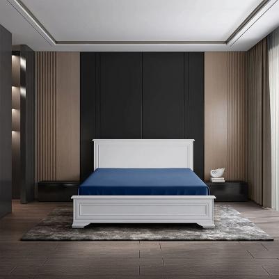Антибактериальная простыня на резинке Antibacterial Bedsheet, 180х200х30 см. Цвет: "Круиз", коллекция Diamond – фото 6