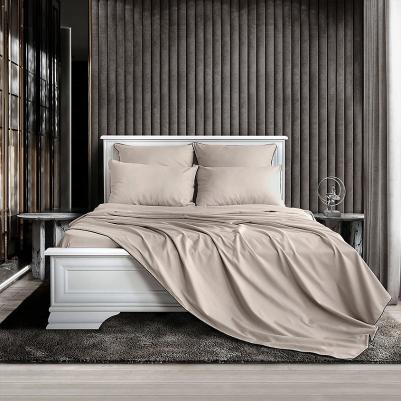 Антибактериальный комплект постельного белья Antibacterial Bed Linen Set, ЕВРО. Цвет: "Песчаный берег" – фото 9