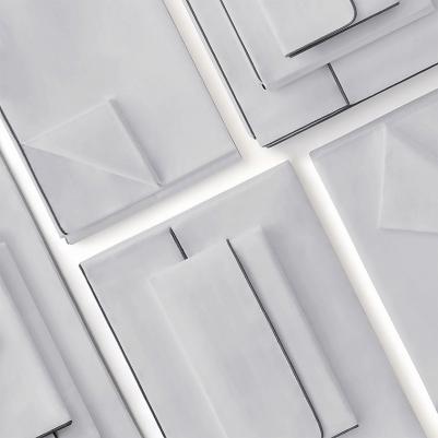 Антибактериальный комплект постельного белья Antibacterial Bed Linen Set, семейный. Цвет: "Благородное серебро" – фото 1