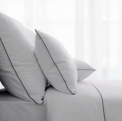 Антибактериальный комплект постельного белья Antibacterial Bed Linen Set, семейный. Цвет: "Благородное серебро" – фото 2