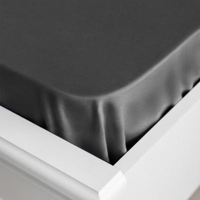 Простыня на резинке Серый космос, 160х200 1 шт – фото 4