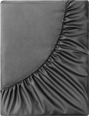 Простыня на резинке Серый космос, 160х200 1 шт – фото 6