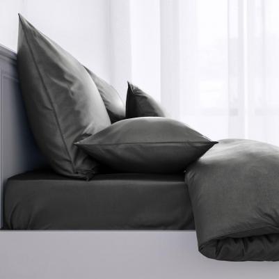 Простыня на резинке Серый космос, 180х200 1 шт – фото 9