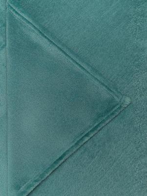 Плед Absolute Однотонный фланель 150х200 см бирюзовый – фото 2