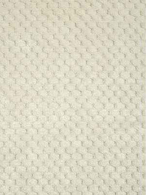 Плед Deco 150х200 см, покрывало, велсофт, шампань с принтом ромбики – фото 1