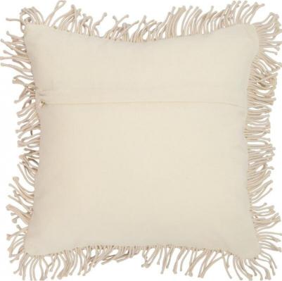 Чехол на подушку макраме с бахромой бежевого цвета из коллекции Ethnic, 45х45 см, TK21-CC0014 – фото 4