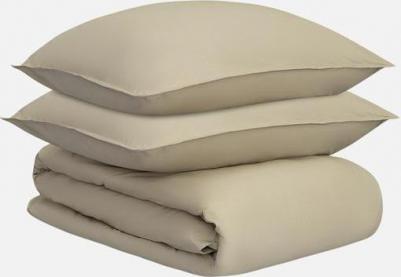 Комплект постельного белья 150х200 см из стираного перкаля 1.5 спальное Essential TK24-DC0023