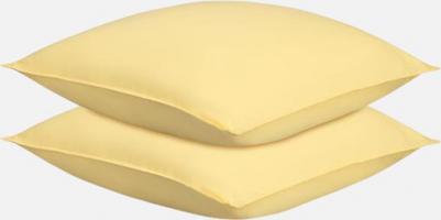 Постельное белье из коллекции Essential позволяет погрузиться в мир гармонии и уюта. Наволочки из стираного перкаля светло-желтого цвета дарят